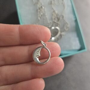 Tiffany & Co. Silver Crescent Pendant